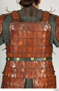 Photos Medieval Soldier in leather armor 6 Medieval clothing Medieval soldier chainmail armor chest armor leather gambeson upper body 0006.jpg